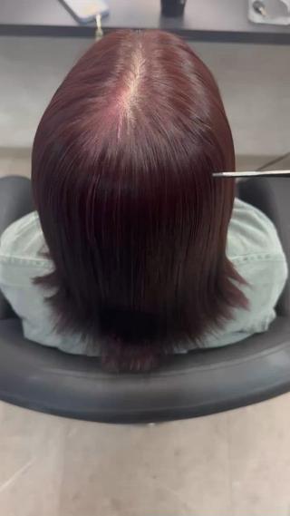 ミディアム XYZ所属・縮毛矯正/髪質改善 韓国風/MIKIYAのヘアスタイル