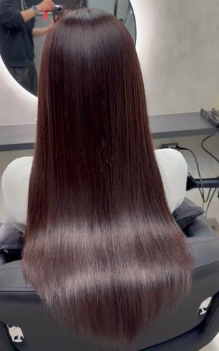 ロング カラー XYZ所属・縮毛矯正/髪質改善 韓国風/MIKIYAのヘアスタイル