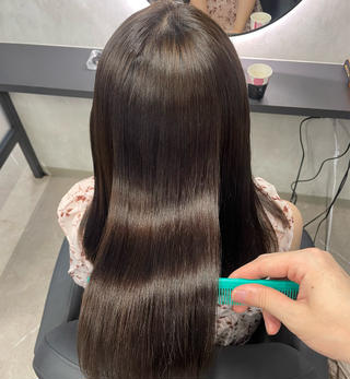 ロング カラー XYZ所属・縮毛矯正/髪質改善 韓国風/MIKIYAのヘアスタイル