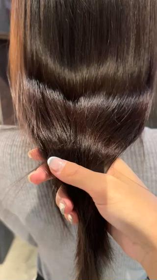 カラー 似合わせカット/ 艶カラー/なつみのヘアスタイル