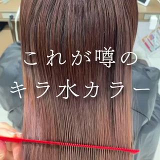 セミロング カラー 西山梨々【12/1〜 産休を頂きます🎀】のヘアスタイル