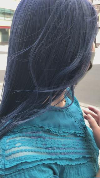 ミディアム カラー 垢抜けハイトーン×ブ ロウリストAZUKIのヘアスタイル