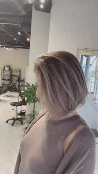 ショート カラー ヘアアレンジ アンドウ ユウ/ レイヤーカット/韓国のヘアスタイル