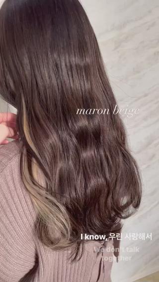 ロング カラー PETZjasmine所属・顔周りカット/透明感 カラー🤍大塚蛍のヘアスタイル