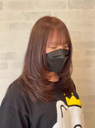 セミロング カラー PETZjasmine所属・顔周りカット/透明感 カラー🤍大塚蛍のヘアスタイル