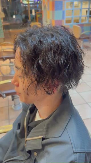 ショート パーマ メンズ 朝3分でキマる 村上陸のヘアスタイル