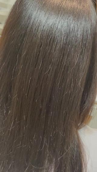 暗髪×髪質改善 