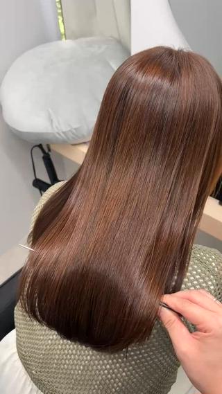 ロング 個室　髪質改善サロン　HANARE by youres hair 神楽坂 【はなれ】所属・美髪矯正🌈髪質改善 縮毛矯正🦄松田のヘアスタイル