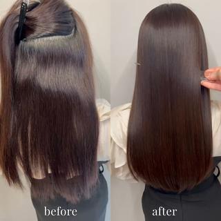 ロング 個室　髪質改善サロン　HANARE by youres hair 神楽坂 【はなれ】所属・神楽坂🌈髪質改善 縮毛矯正🦄松田のヘアスタイル