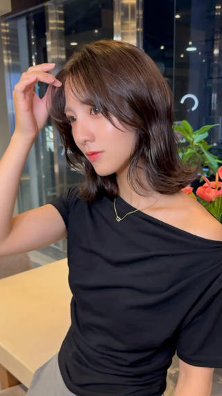 ミディアム カラー 🇺🇸海外デザイン iCON TOKYOのヘアスタイル