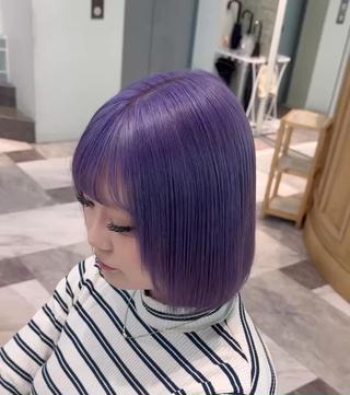 ショート 栄ハイトーン/ 透明感/中園薪のヘアスタイル