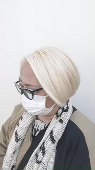 ショート カラー パーマ ヘアアレンジ 【ツヤ髪美容師】 ツダケイスケのヘアスタイル