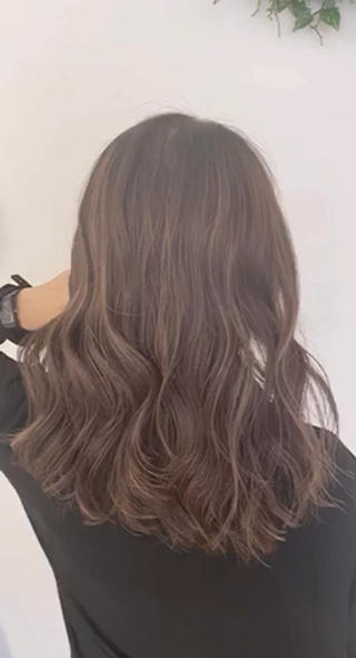 セミロング カラー パーマ ヘアアレンジ 【ツヤ髪美容師】 ツダケイスケのヘアスタイル