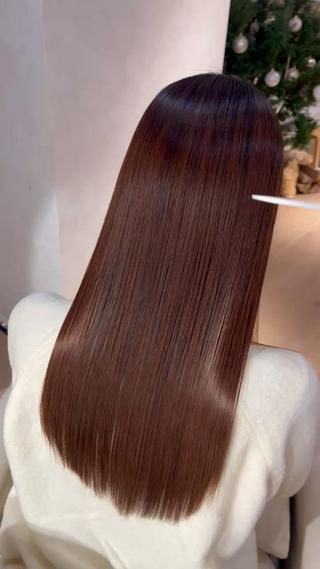 ロング 大西 愛梨のヘアスタイル
