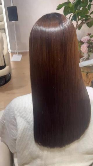 ロング 大西 愛梨のヘアスタイル