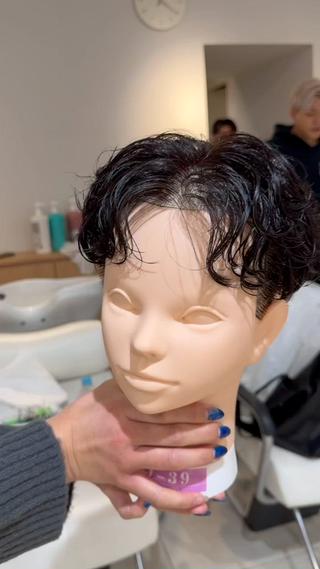 メンズパーマです