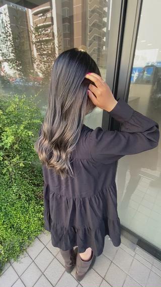 ロング カラー ヘアアレンジ Belle hair Design青野大貴のヘアスタイル