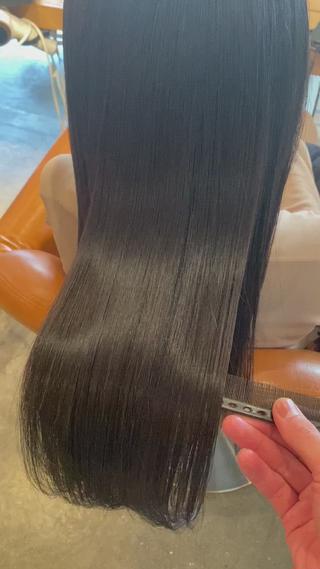 ロング カラー 髪質改善/美髪矯正 林田和真のヘアスタイル