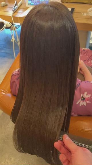 ロング カラー 髪質改善/美髪矯正 林田和真のヘアスタイル