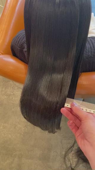 ロング カラー 髪質改善/美髪矯正 林田和真のヘアスタイル