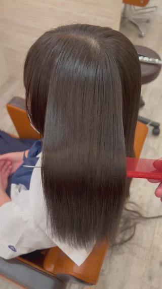 艶髪矯正メニュー 