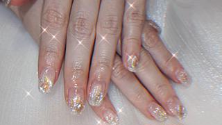 ネイル ネイリストゆか💅 長さだし、深爪矯正のネイルデザイン
