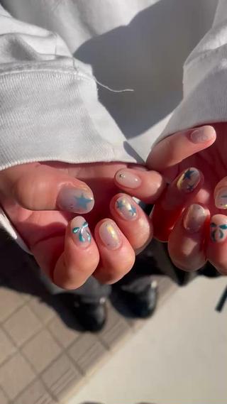 星リボン
小さめ星も︎