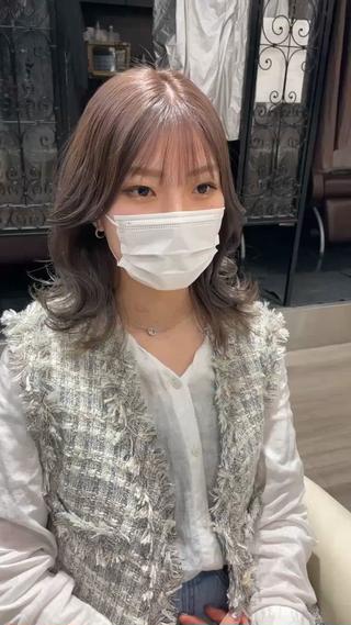 ミディアム ✨似合わせ特化美容師 WILL上村 拳吾のヘアスタイル