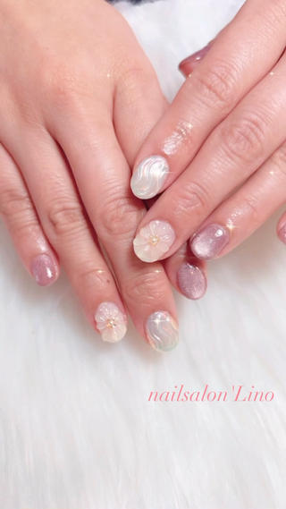 ネイル Lino𓂃⟡.· Chizuruのネイルデザイン