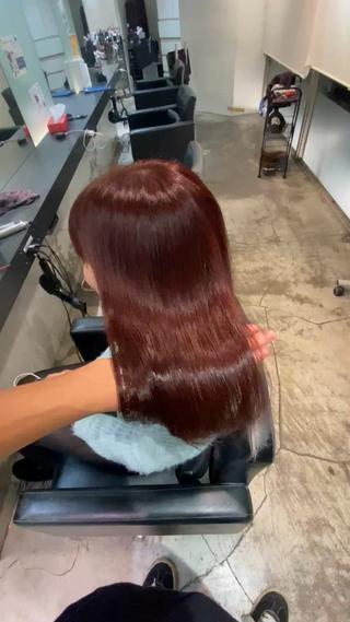 カラー 本多將人 カットモデル大募集のヘアスタイル
