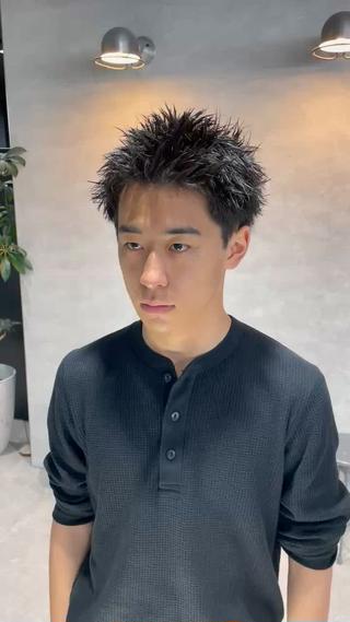 メンズ パーマ特化 まなるのヘアスタイル