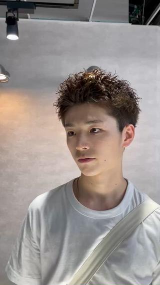 パーマ メンズ パーマ特化 まなるのヘアスタイル