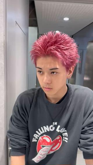 カラー メンズ パーマ特化 まなるのヘアスタイル