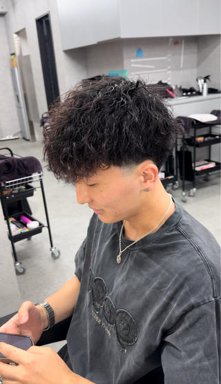 パーマ メンズ パーマ/メンズカット 🔥🔥🔥のヘアスタイル