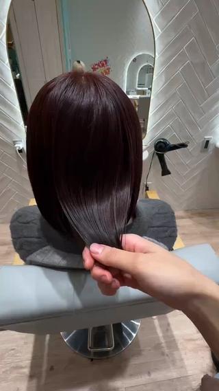 ブリーチなし赤！可愛い 