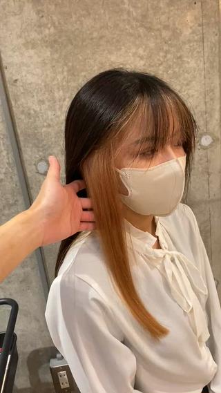 ブリーチ二回履歴にダメージレスブリーチして艶々に、切れ毛ゼロ質感かなりいいです
色は肌馴染みのいいウォームベージュ 