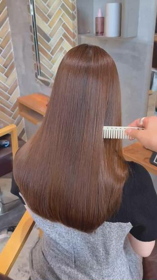 ロング 🫧梅田艶カラー ヘアケア🫧片山のヘアスタイル