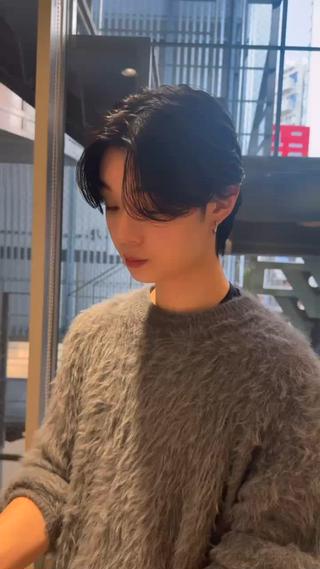 ショート パーマ メンズ SALOWIN吉祥寺所属・クボリョウ 吉祥寺/韓国ヘアのヘアスタイル