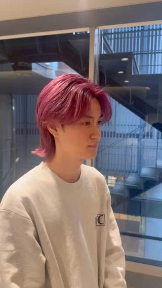 ショート カラー メンズ SALOWIN吉祥寺所属・クボリョウ 吉祥寺/韓国ヘアのヘアスタイル