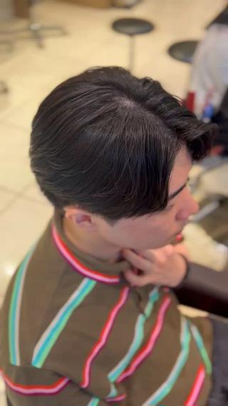 パーマ メンズ 坂口 叶汰のヘアスタイル