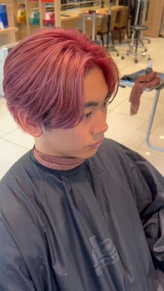 カラー メンズ 坂口 叶汰のヘアスタイル