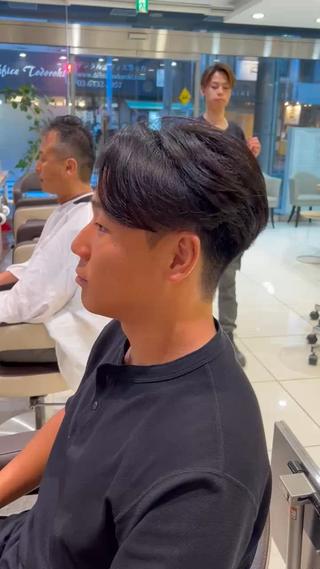 パーマ メンズ 坂口 叶汰のヘアスタイル