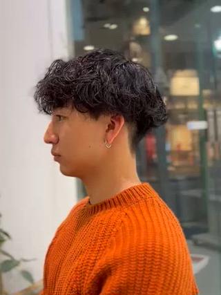 パーマ 坂口 叶汰のヘアスタイル