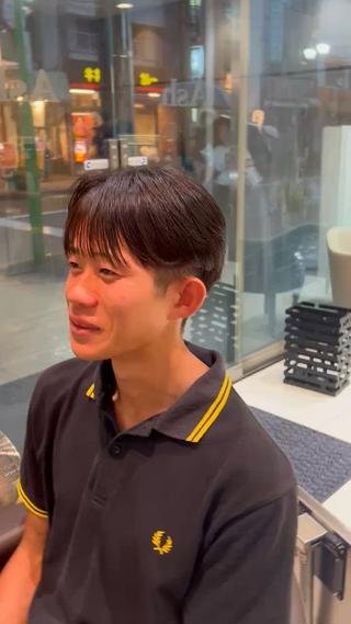 パーマ メンズ 坂口 叶汰のヘアスタイル