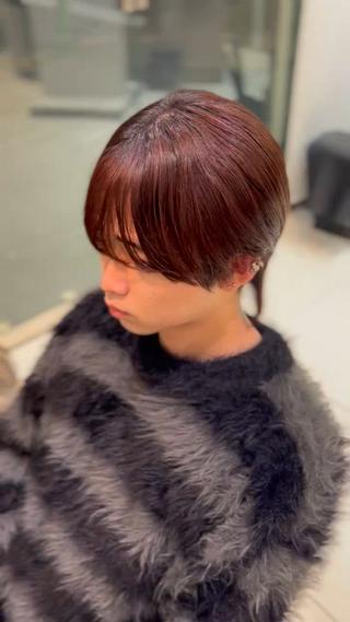 パーマ メンズ 坂口 叶汰のヘアスタイル