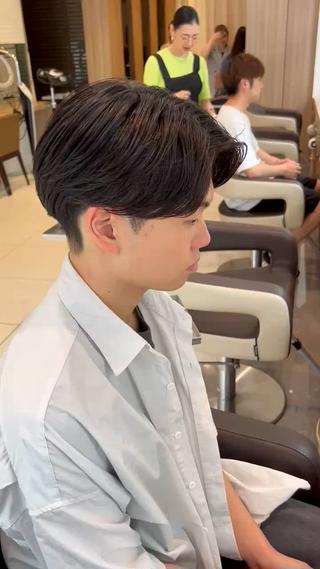 パーマ メンズ 坂口 叶汰のヘアスタイル