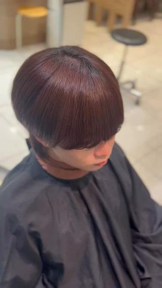 パーマ メンズ 坂口 叶汰のヘアスタイル