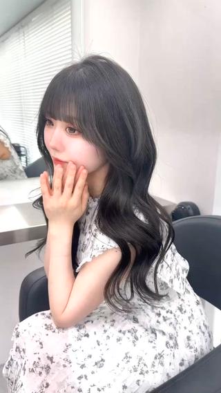 ロング カラー ヘアアレンジ 大人っぽ中韓レディ ヘア🤍MAOのヘアスタイル