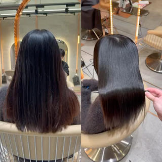 セミロング SALOWIN 原宿iori B1所属・‎🤍髪質改善‎🤍 ‎VIVIE‎🤍のヘアスタイル