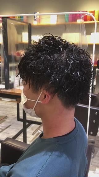 ショート カラー パーマ ヘアアレンジ メンズ キッズ ネイル マツエク・マツパ アイブロウ MODEK's西宮店 マネージャー神道有基のヘアスタイル